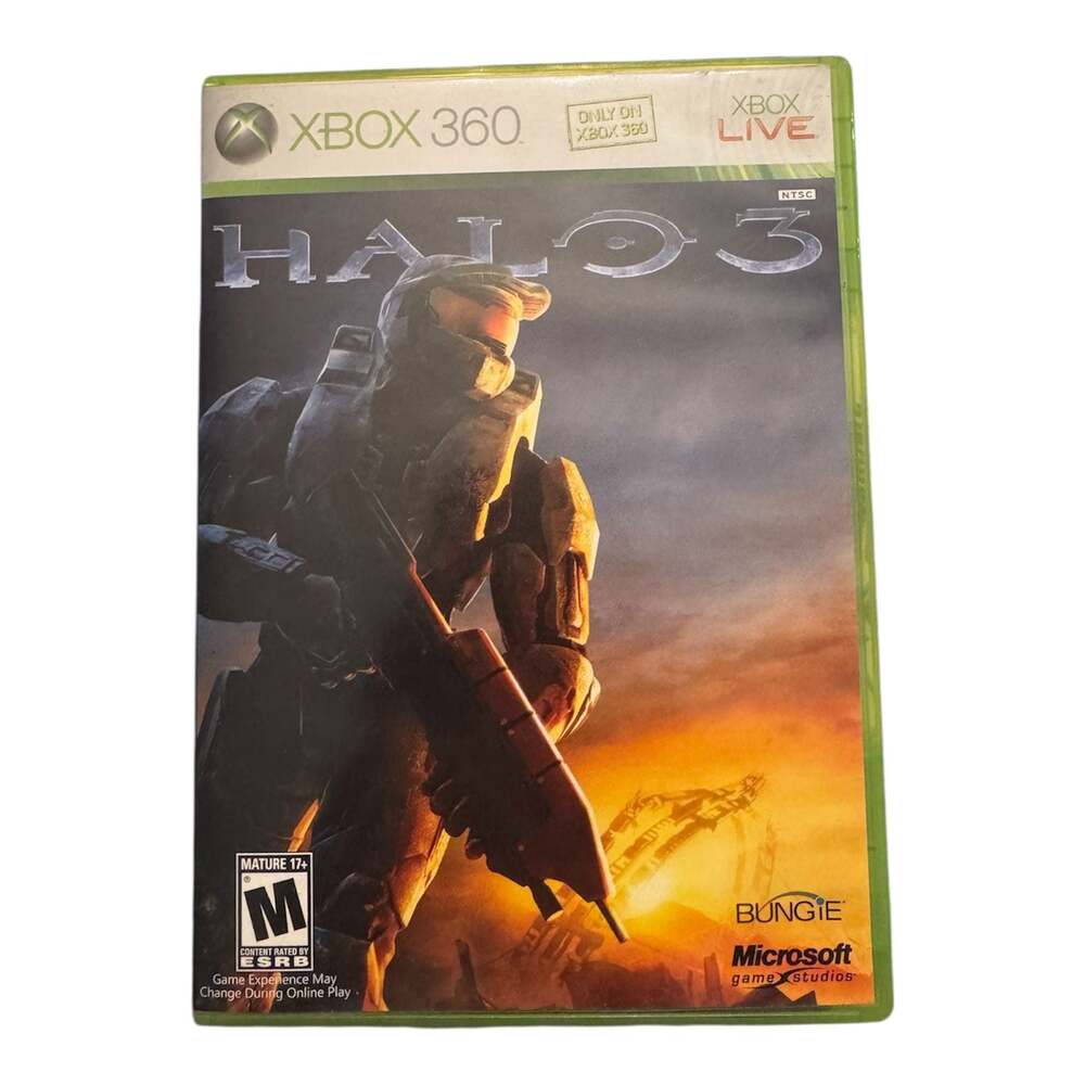 HALO 3 Platinum Hits Edition (Xbox 360, 2009) Includes Manual & Mini Poster